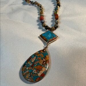 Boho Peak Intense Jasper Spiritual Necklace
